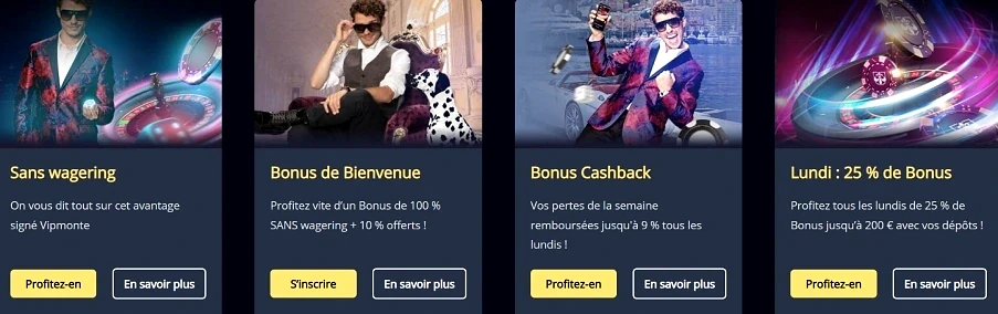 Montecrypto Bonus de bienvenue
